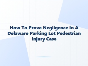 Proving Negligence in Delaware Parking Lot Accidents